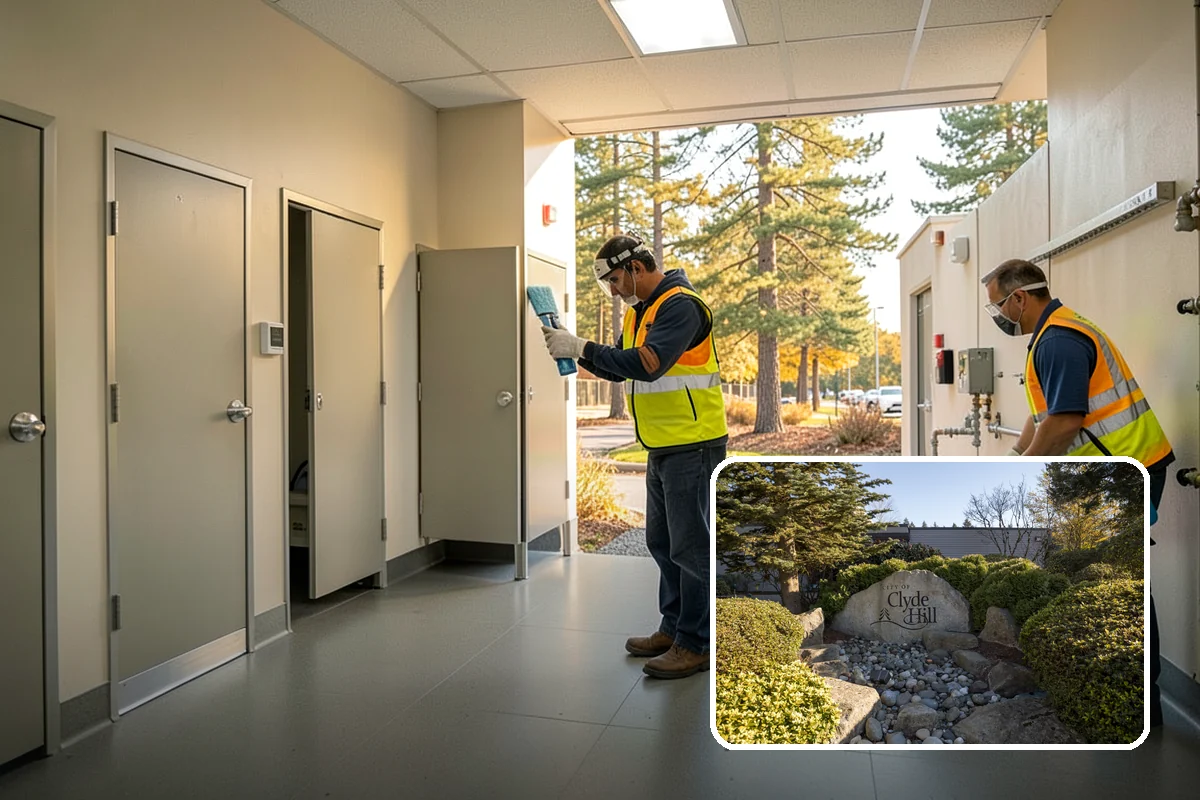 Flood Cleanup in Clyde Hill, King County, WA - Restores flooded public sites to safe, reopenable condition