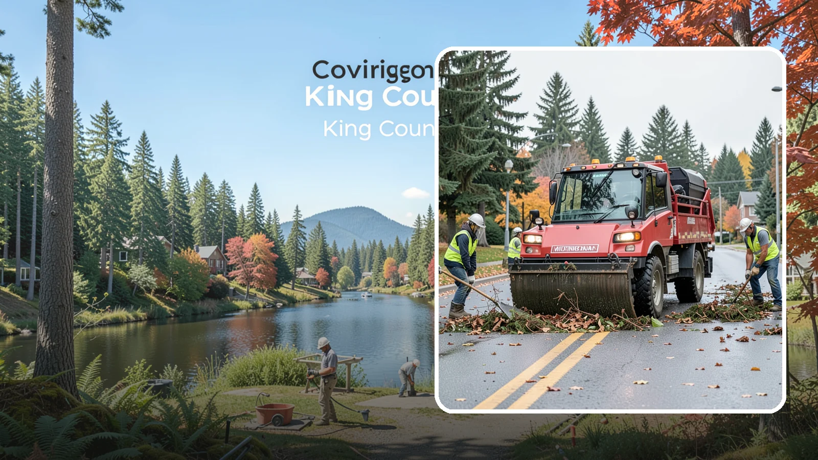 Flood Cleanup in Covington, King County, WA - Post-flood debris removal and site cleanup that returns inundated public property to safe, usable condition.