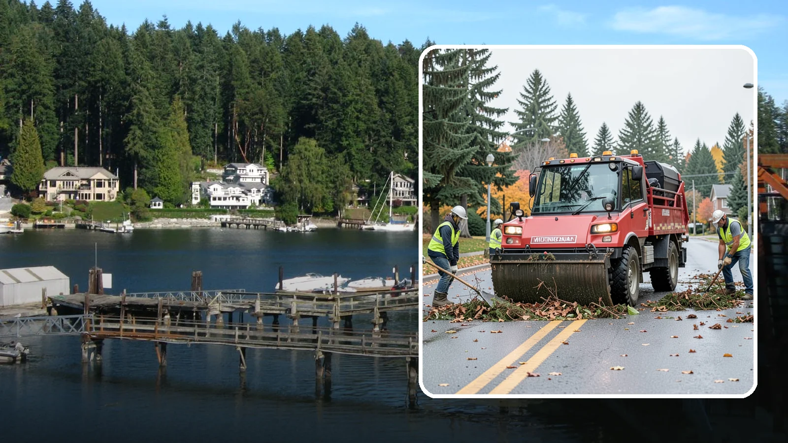 Flood Cleanup in Gig Harbor, Pierce County, WA - Post-flood debris removal and site cleanup that returns inundated public property to safe, usable condition.