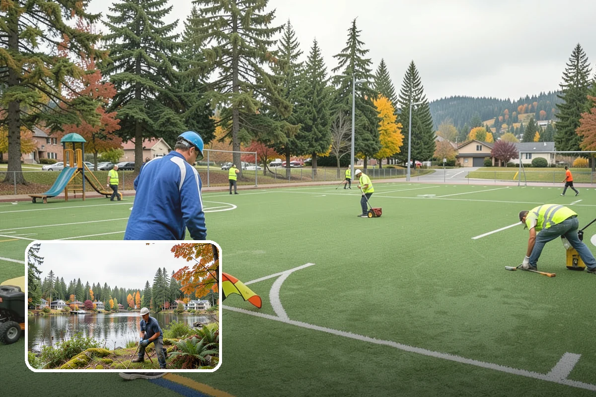 Flood Cleanup in La Conner, Skagit County, WA - Restores flooded public sites to safe, reopenable condition