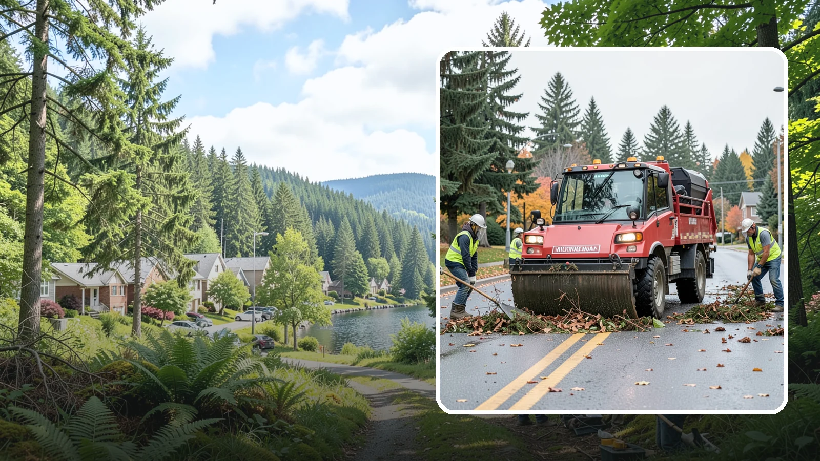 Flood Cleanup in Lake Forest Park, King County, WA - Post-flood debris removal and site cleanup that returns inundated public property to safe, usable condition.