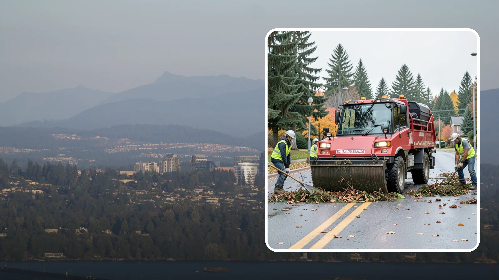 Flood Cleanup in Medina, King County, WA - Post-flood debris removal and site cleanup that returns inundated public property to safe, usable condition.