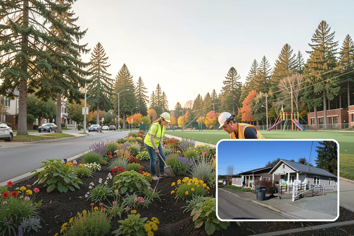 Flood Cleanup in South Prairie, Pierce County, WA - Restores flooded public sites to safe, reopenable condition