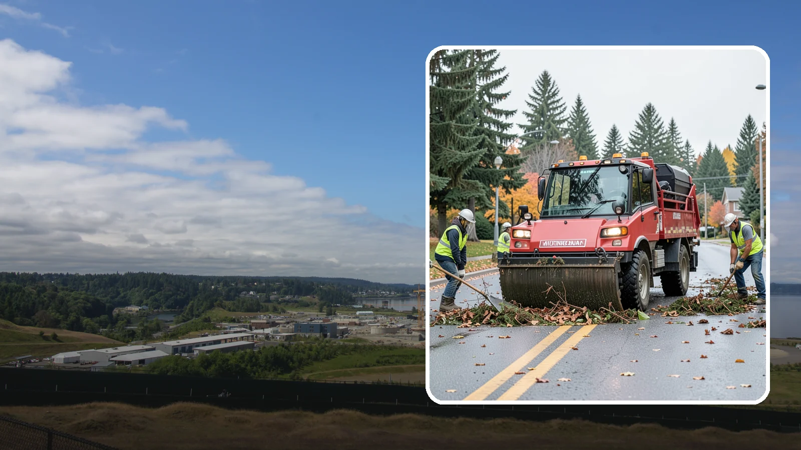 Flood Cleanup in University Place, Pierce County, WA - Post-flood debris removal and site cleanup that returns inundated public property to safe, usable condition.