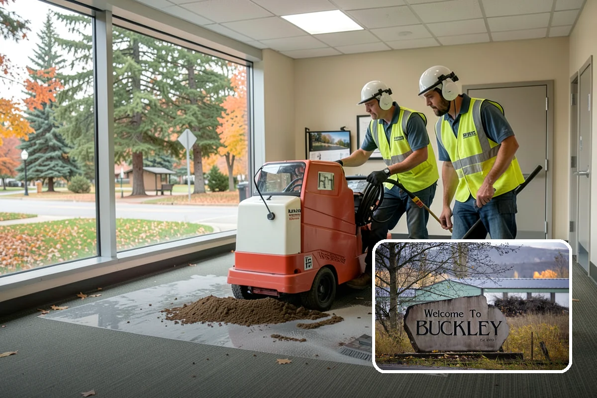 Floor Care & Refinishing in Buckley, Pierce County, WA - Restores appearance and extends the life of institutional floors