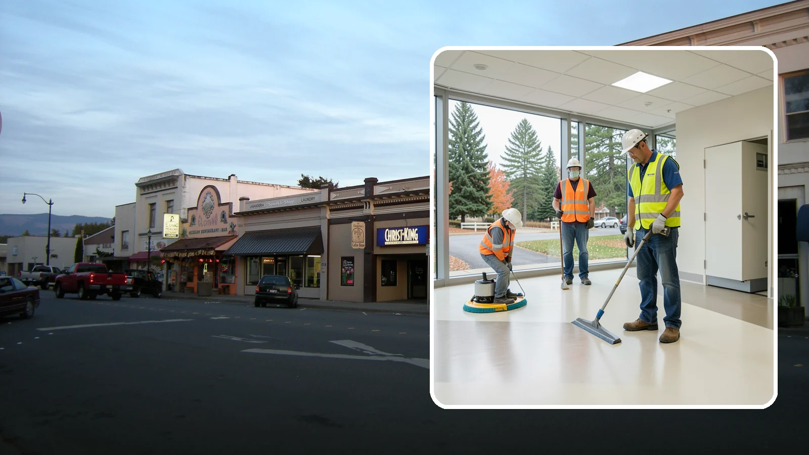 Floor Care & Refinishing in Burlington, Skagit County, WA - Restore and protect hard and resilient floors in public buildings with professional stripping, refinishing, and care.