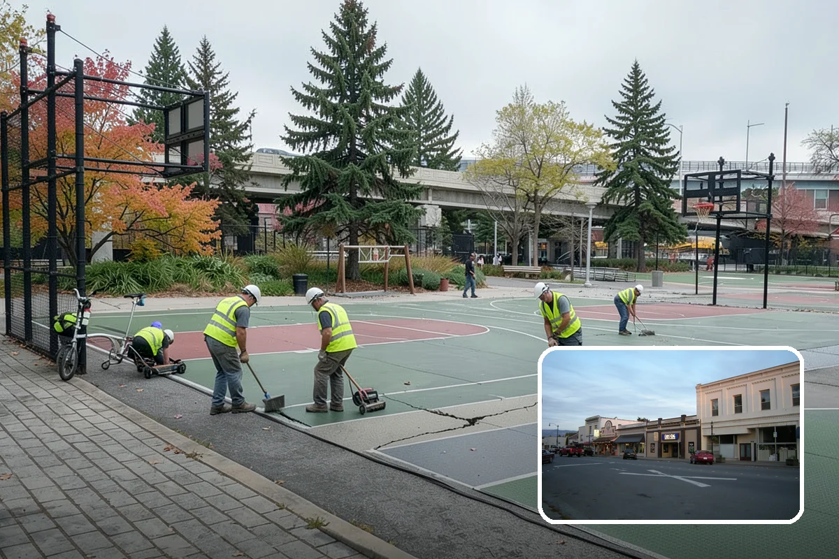 Floor Care & Refinishing in Burlington, Skagit County, WA - Restores appearance and extends the life of institutional floors