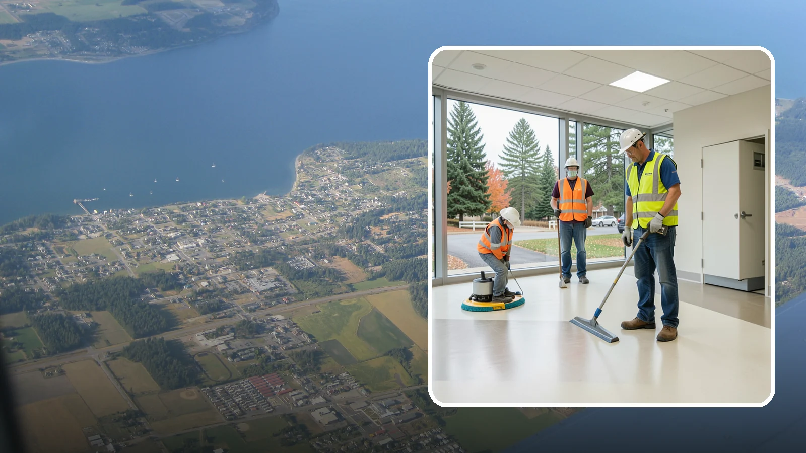 Floor Care & Refinishing in Coupeville, Island County, WA - Restore and protect hard and resilient floors in public buildings with professional stripping, refinishing, and care.