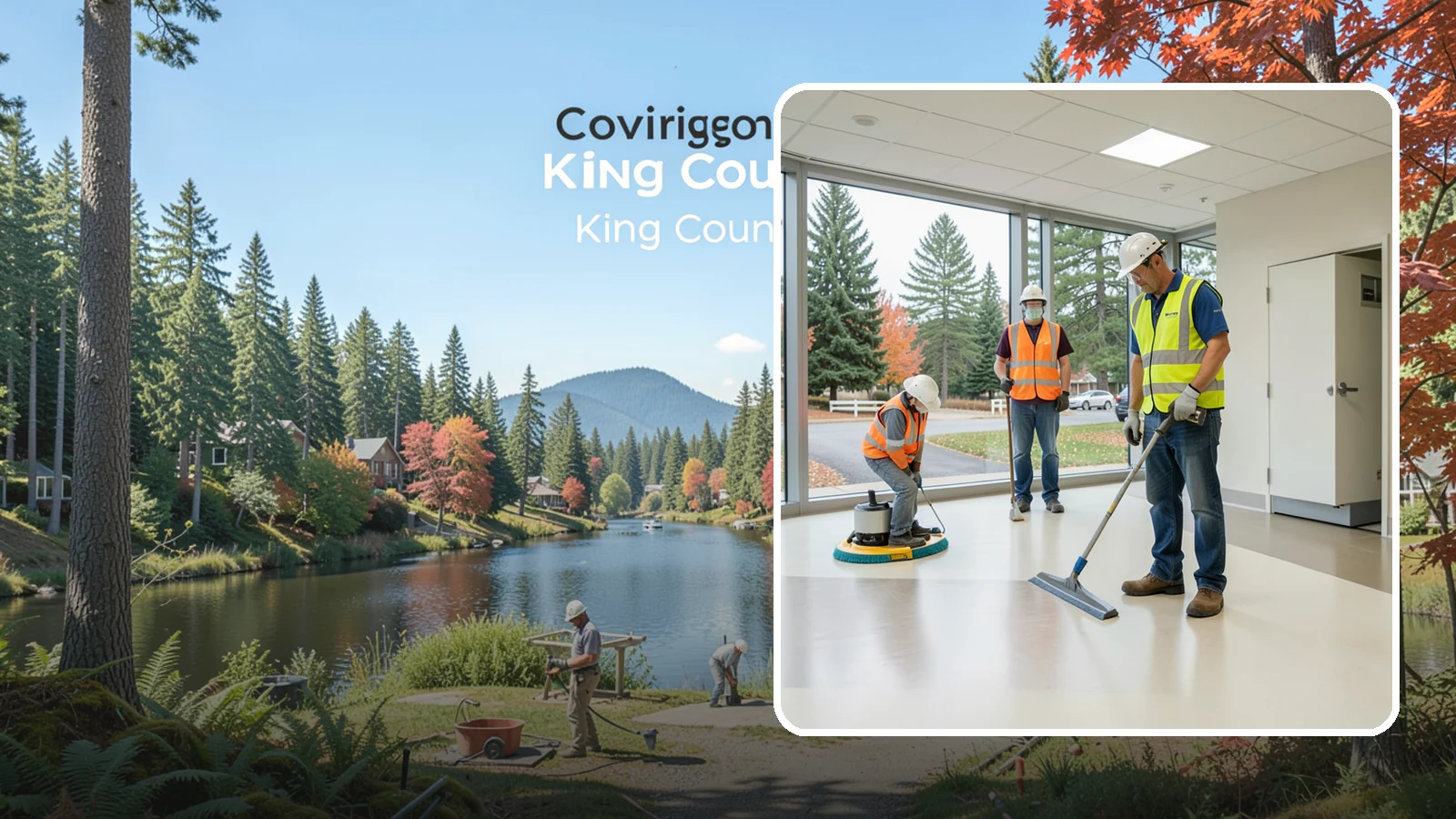 Floor Care & Refinishing in Covington, King County, WA - Restore and protect hard and resilient floors in public buildings with professional stripping, refinishing, and care.