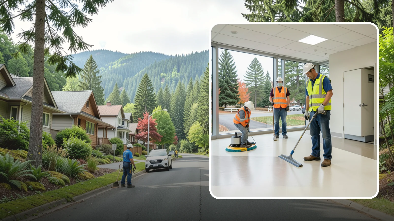 Floor Care & Refinishing in Darrington, Snohomish County, WA - Restore and protect hard and resilient floors in public buildings with professional stripping, refinishing, and care.