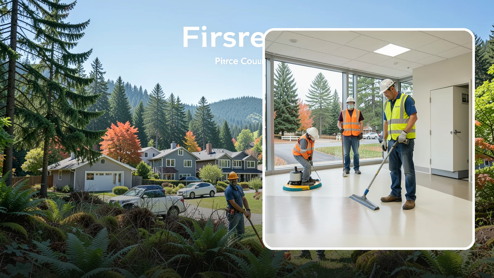 Floor Care & Refinishing in Fircrest, Pierce County, WA - Restore and protect hard and resilient floors in public buildings with professional stripping, refinishing, and care.