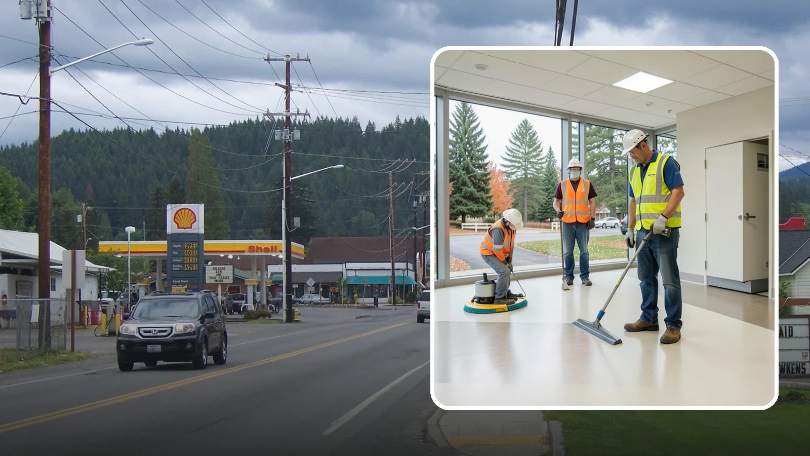 Floor Care & Refinishing in Granite Falls, Snohomish County, WA - Restore and protect hard and resilient floors in public buildings with professional stripping, refinishing, and care.