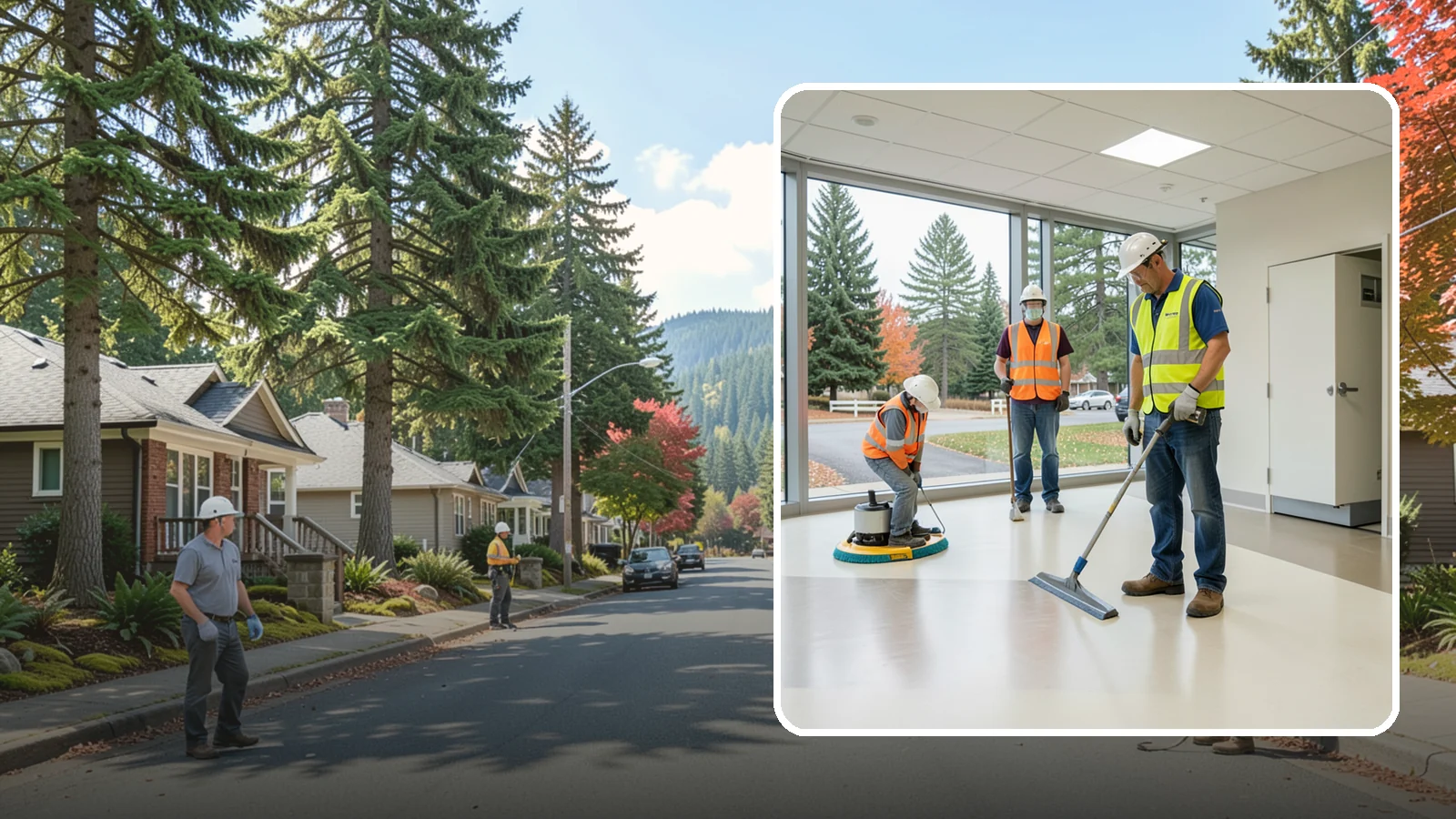 Floor Care & Refinishing in Hunts Point, King County, WA - Restore and protect hard and resilient floors in public buildings with professional stripping, refinishing, and care.
