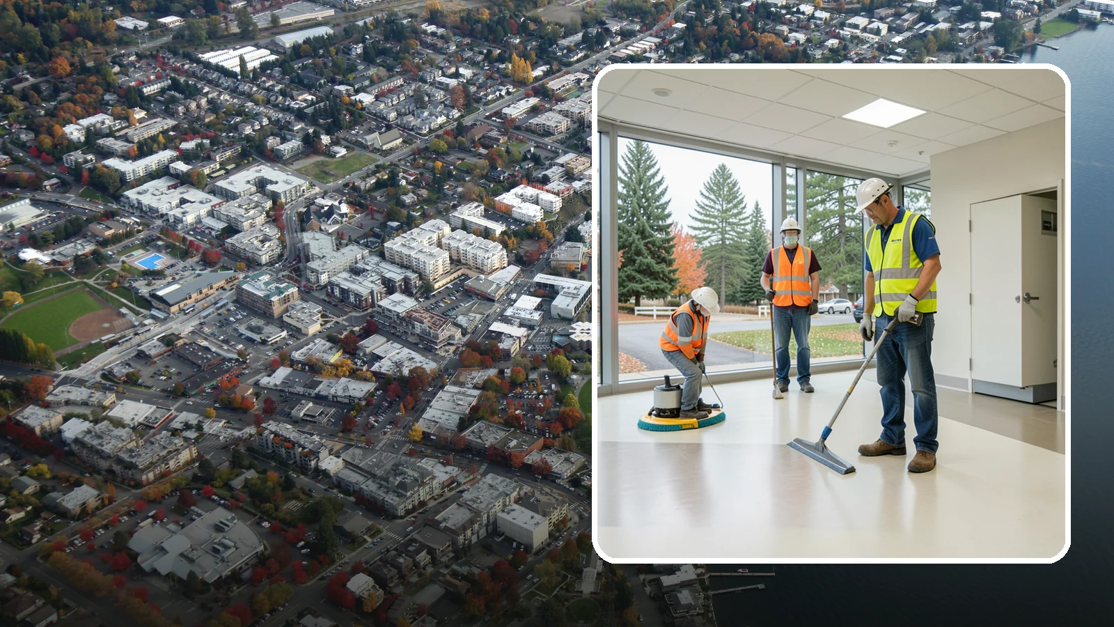 Floor Care & Refinishing in Kirkland, King County, WA - Restore and protect hard and resilient floors in public buildings with professional stripping, refinishing, and care.
