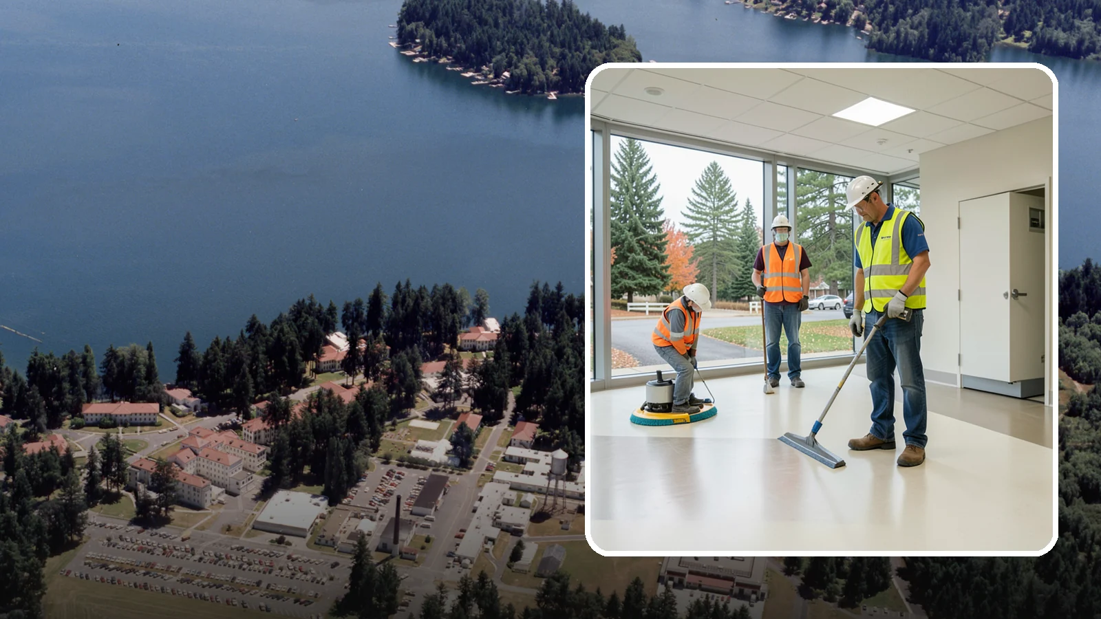 Floor Care & Refinishing in Lakewood, Pierce County, WA - Restore and protect hard and resilient floors in public buildings with professional stripping, refinishing, and care.
