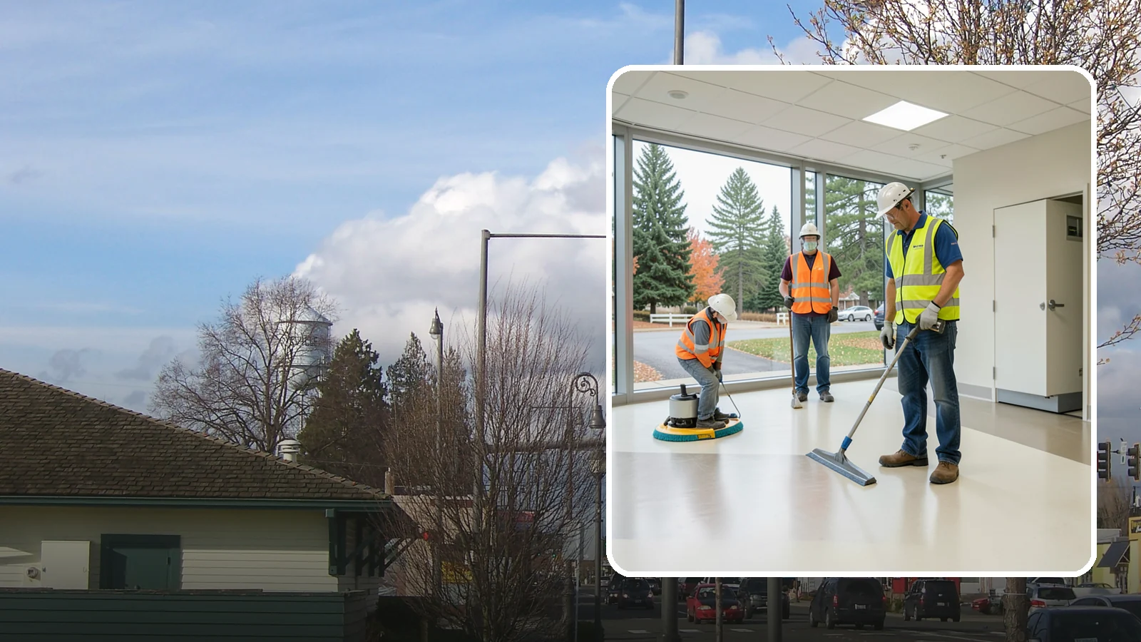 Floor Care & Refinishing in Marysville, Snohomish County, WA - Restore and protect hard and resilient floors in public buildings with professional stripping, refinishing, and care.