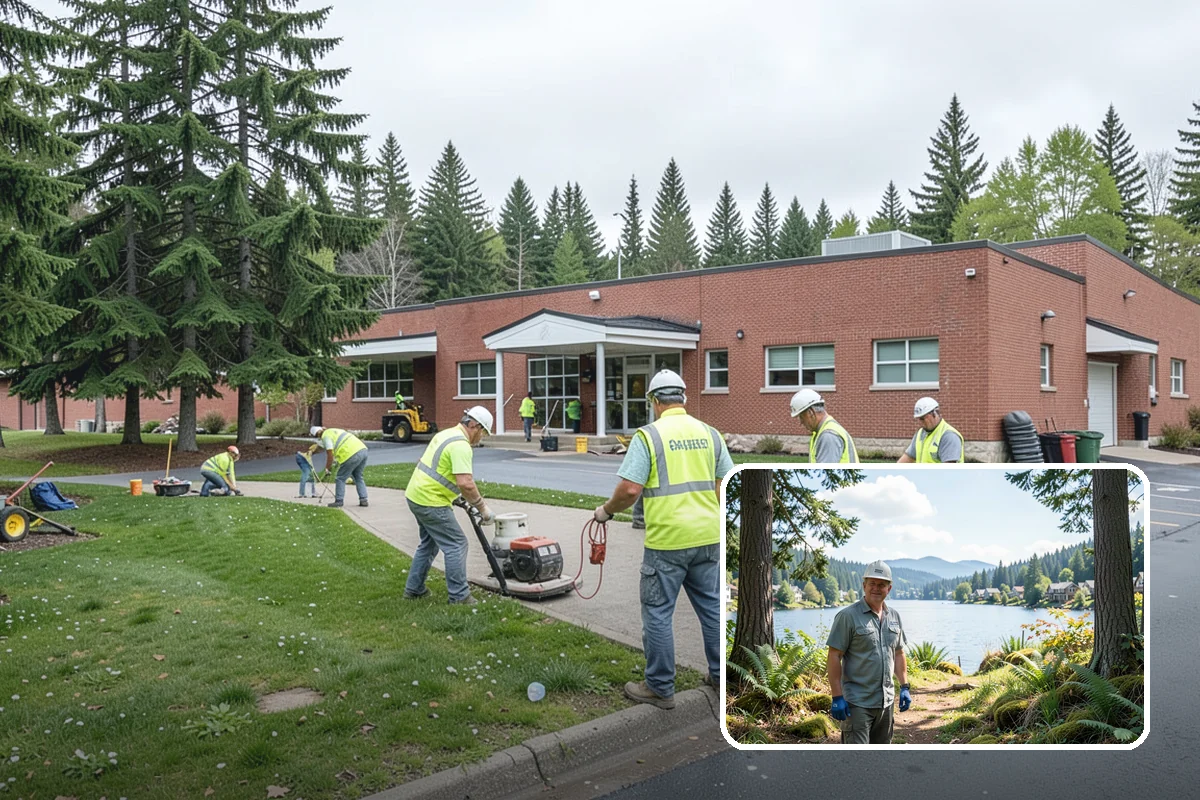Floor Care & Refinishing in Milton, King County, WA - Restores appearance and extends the life of institutional floors