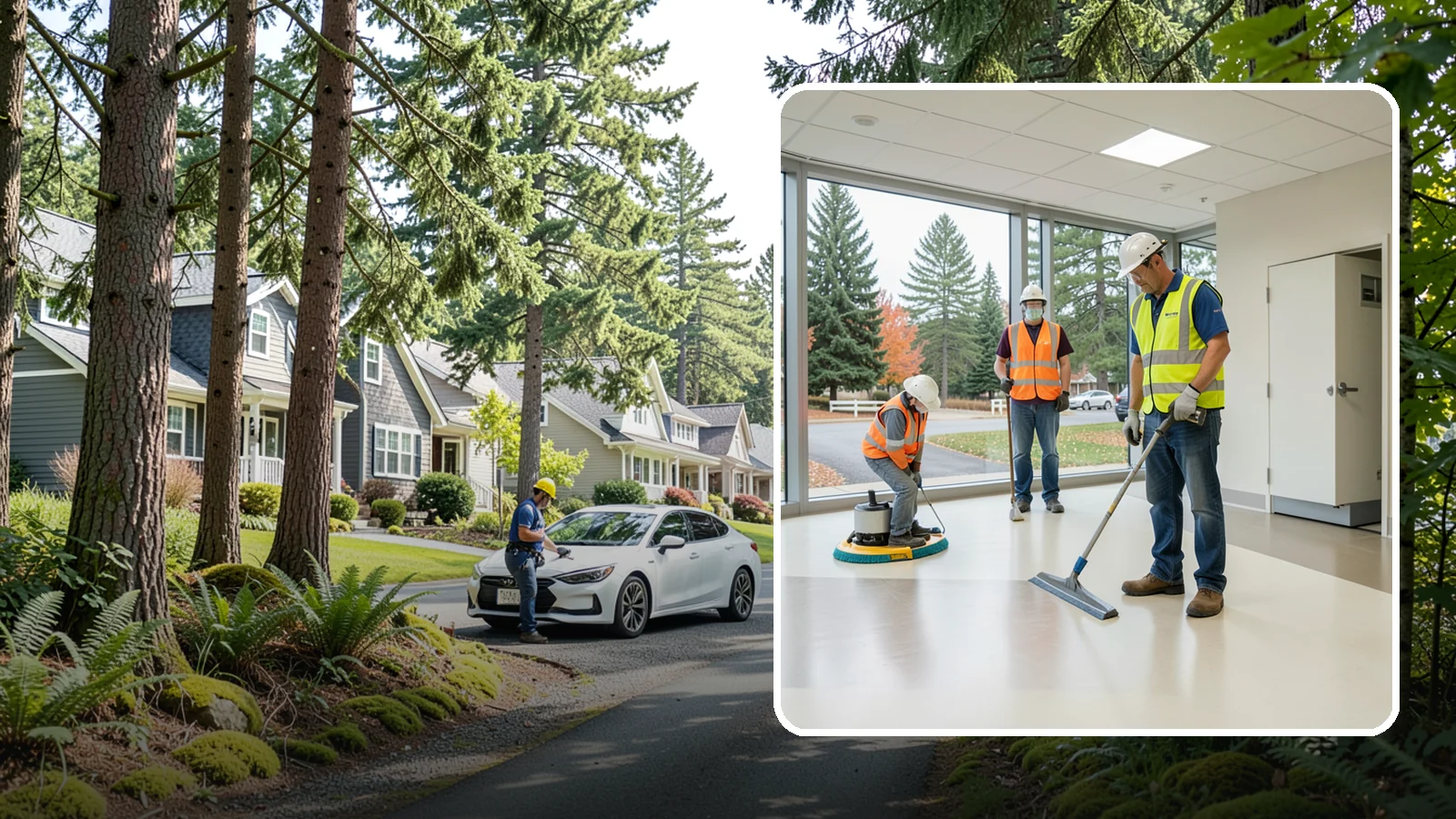 Floor Care & Refinishing in Normandy Park, King County, WA - Restore and protect hard and resilient floors in public buildings with professional stripping, refinishing, and care.