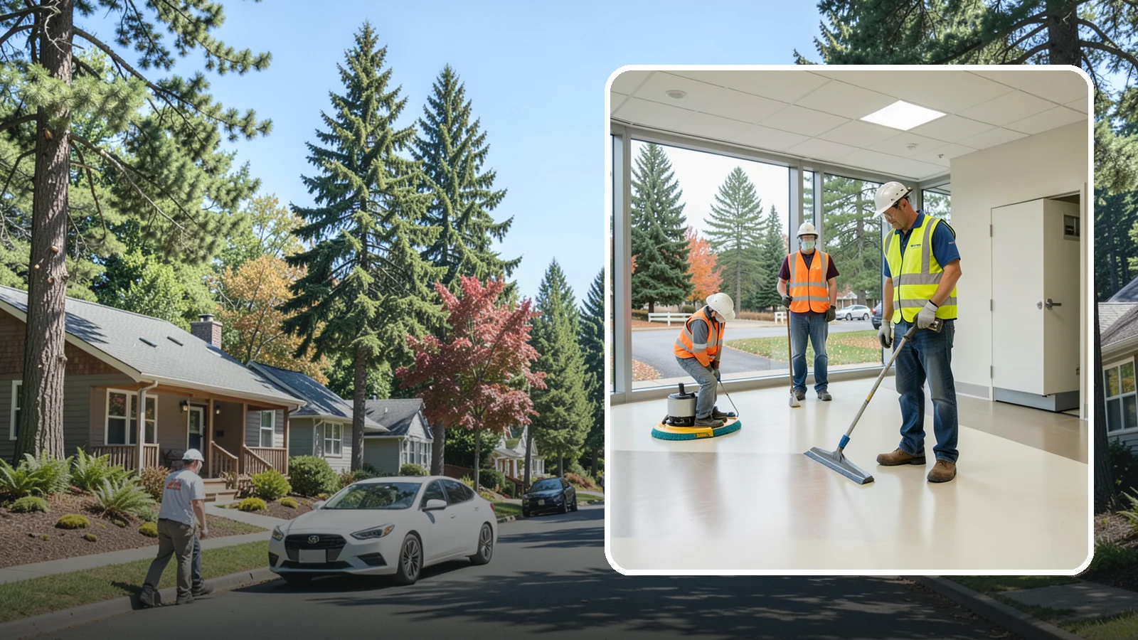 Floor Care & Refinishing in Orting, Pierce County, WA - Restore and protect hard and resilient floors in public buildings with professional stripping, refinishing, and care.