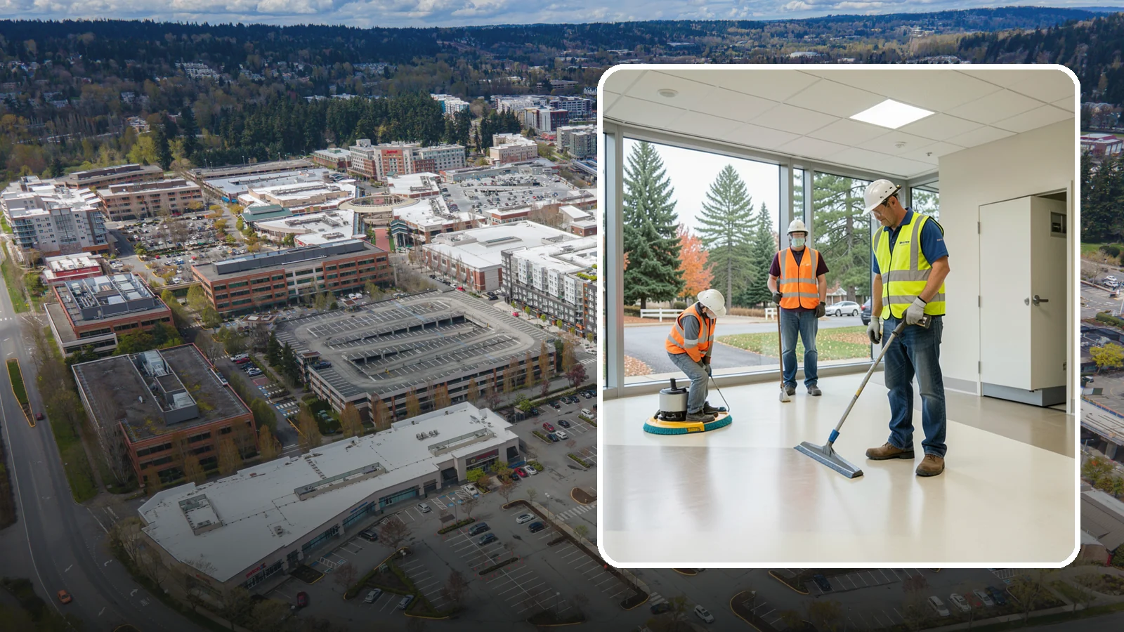 Floor Care & Refinishing in Redmond, King County, WA - Restore and protect hard and resilient floors in public buildings with professional stripping, refinishing, and care.