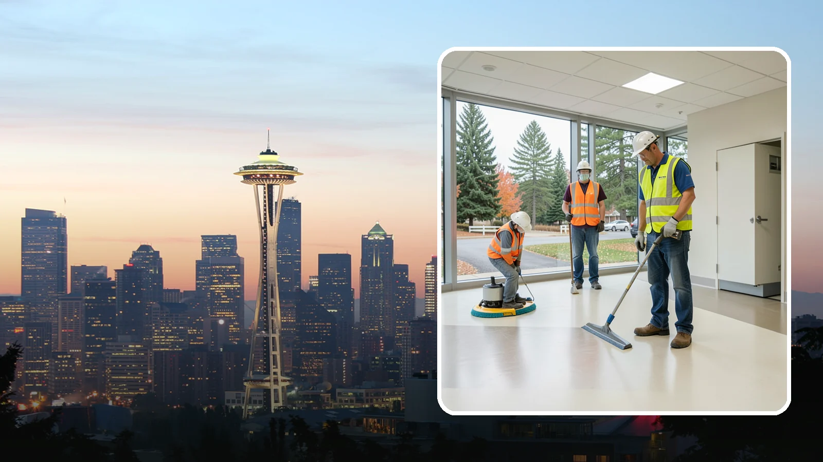 Floor Care & Refinishing in Seattle, King County, WA - Restore and protect hard and resilient floors in public buildings with professional stripping, refinishing, and care.
