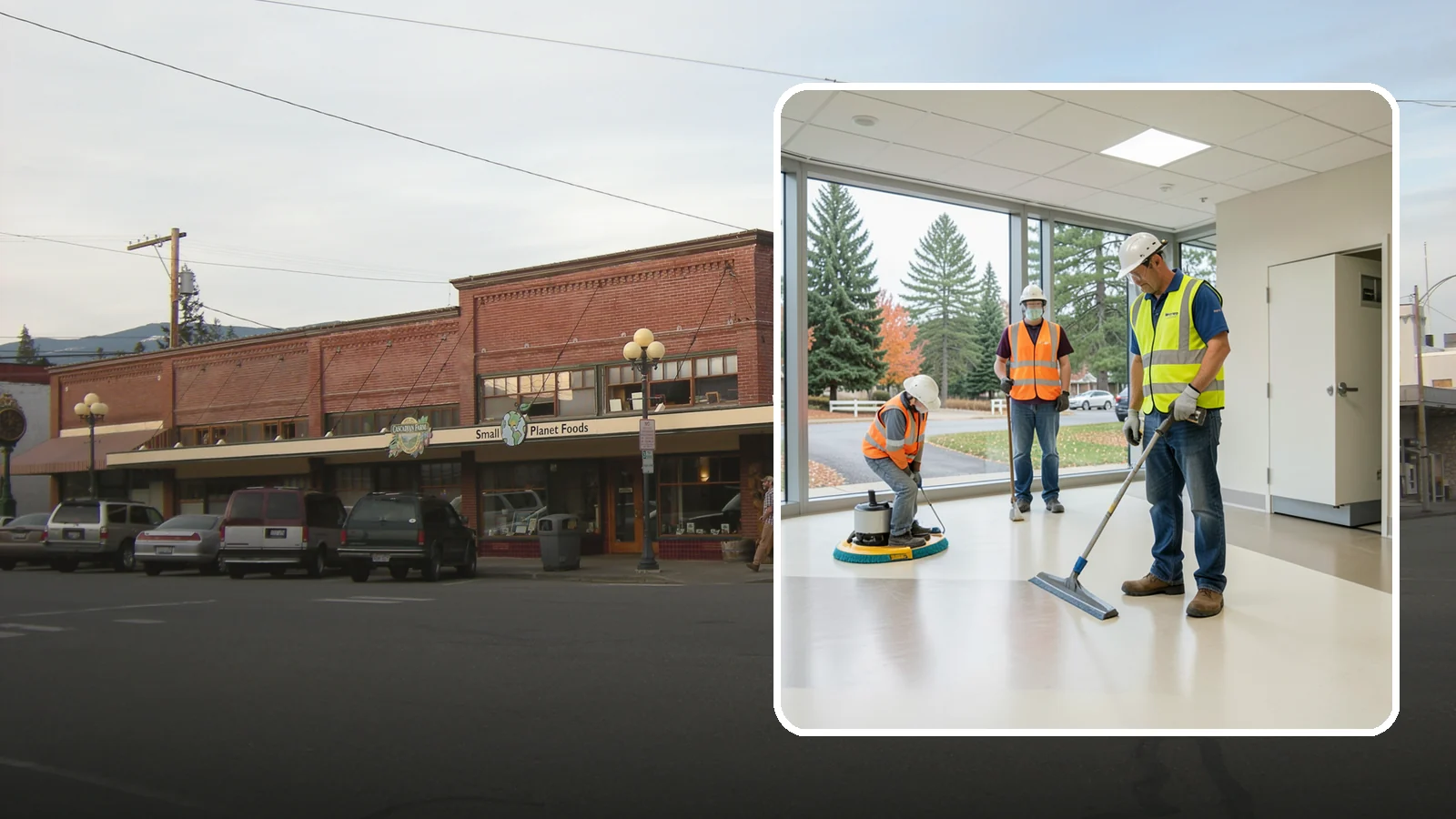 Floor Care & Refinishing in Sedro-Woolley, Skagit County, WA - Restore and protect hard and resilient floors in public buildings with professional stripping, refinishing, and care.