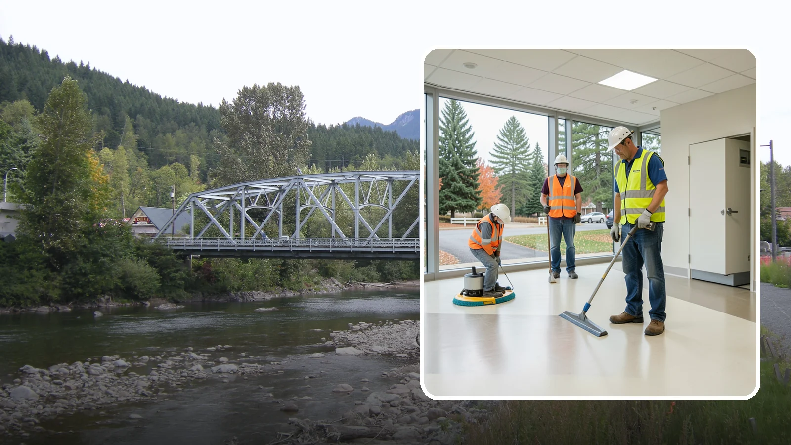 Floor Care & Refinishing in Skykomish, King County, WA - Restore and protect hard and resilient floors in public buildings with professional stripping, refinishing, and care.