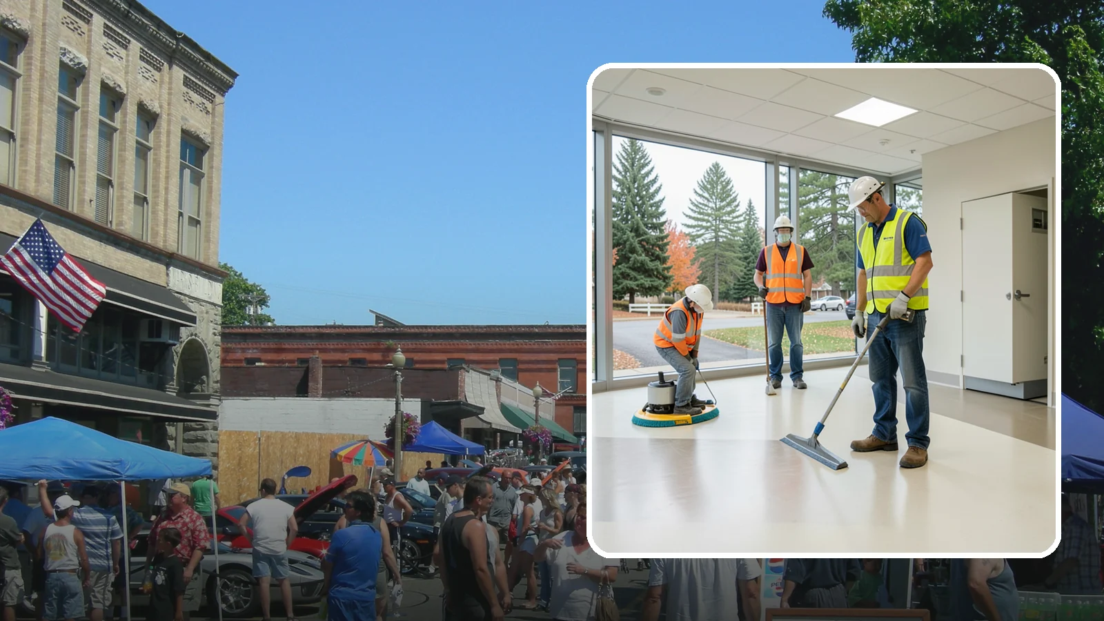Floor Care & Refinishing in Snohomish, Snohomish County, WA - Restore and protect hard and resilient floors in public buildings with professional stripping, refinishing, and care.
