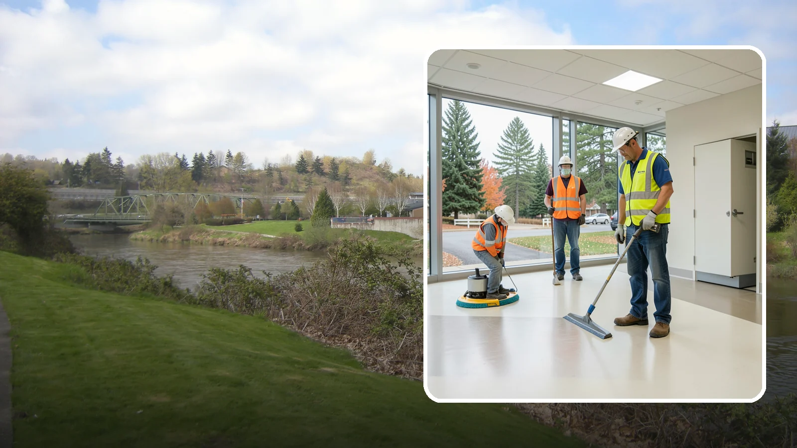 Floor Care & Refinishing in Tukwila, King County, WA - Restore and protect hard and resilient floors in public buildings with professional stripping, refinishing, and care.