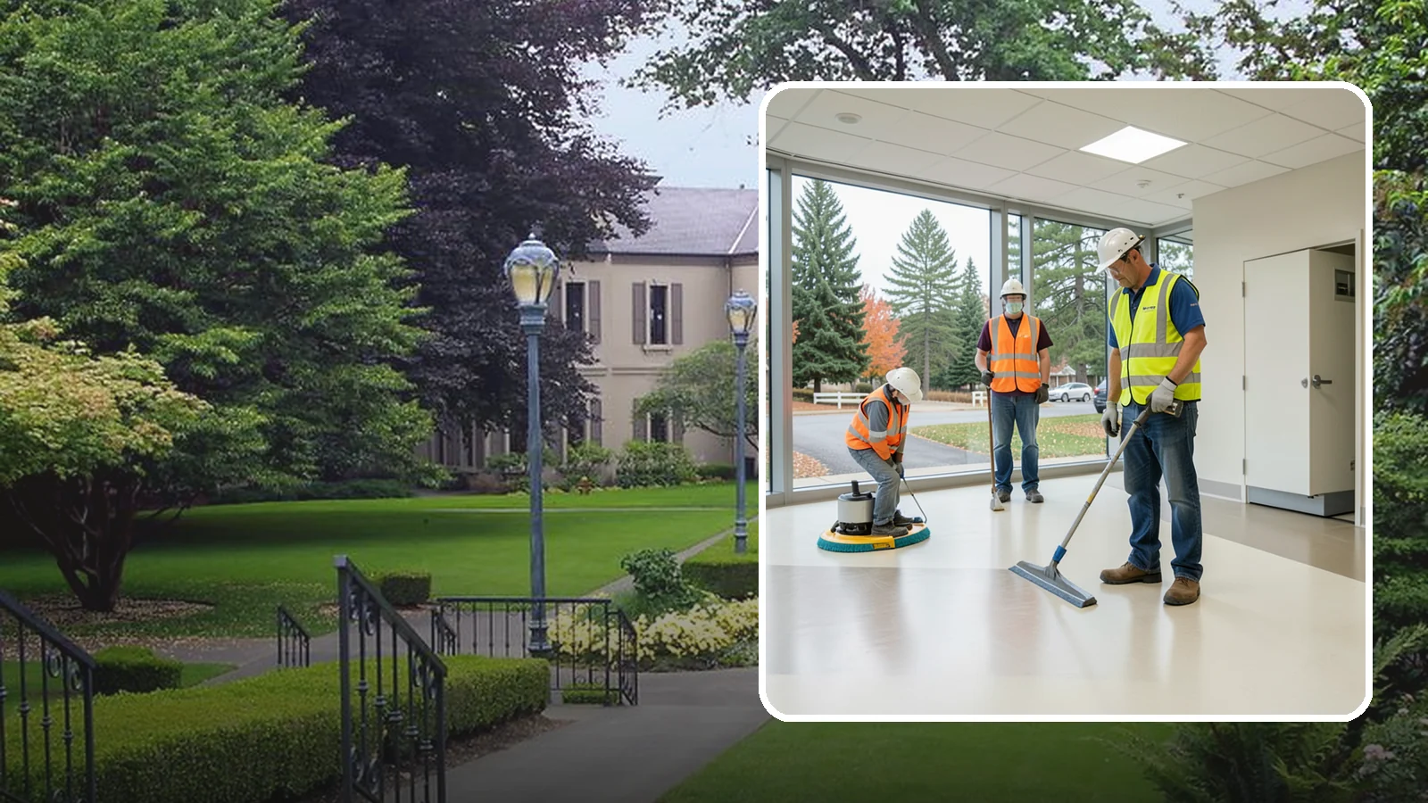 Floor Care & Refinishing in Woodinville, King County, WA - Restore and protect hard and resilient floors in public buildings with professional stripping, refinishing, and care.