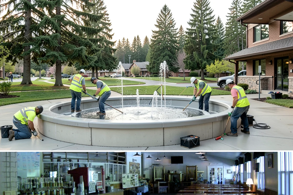 Floor Stripping & Waxing in Black Diamond, King County, WA - Summer breaks and holiday closures are the preferred windows, letting finishes cure fully in vacant buildings before occupants...