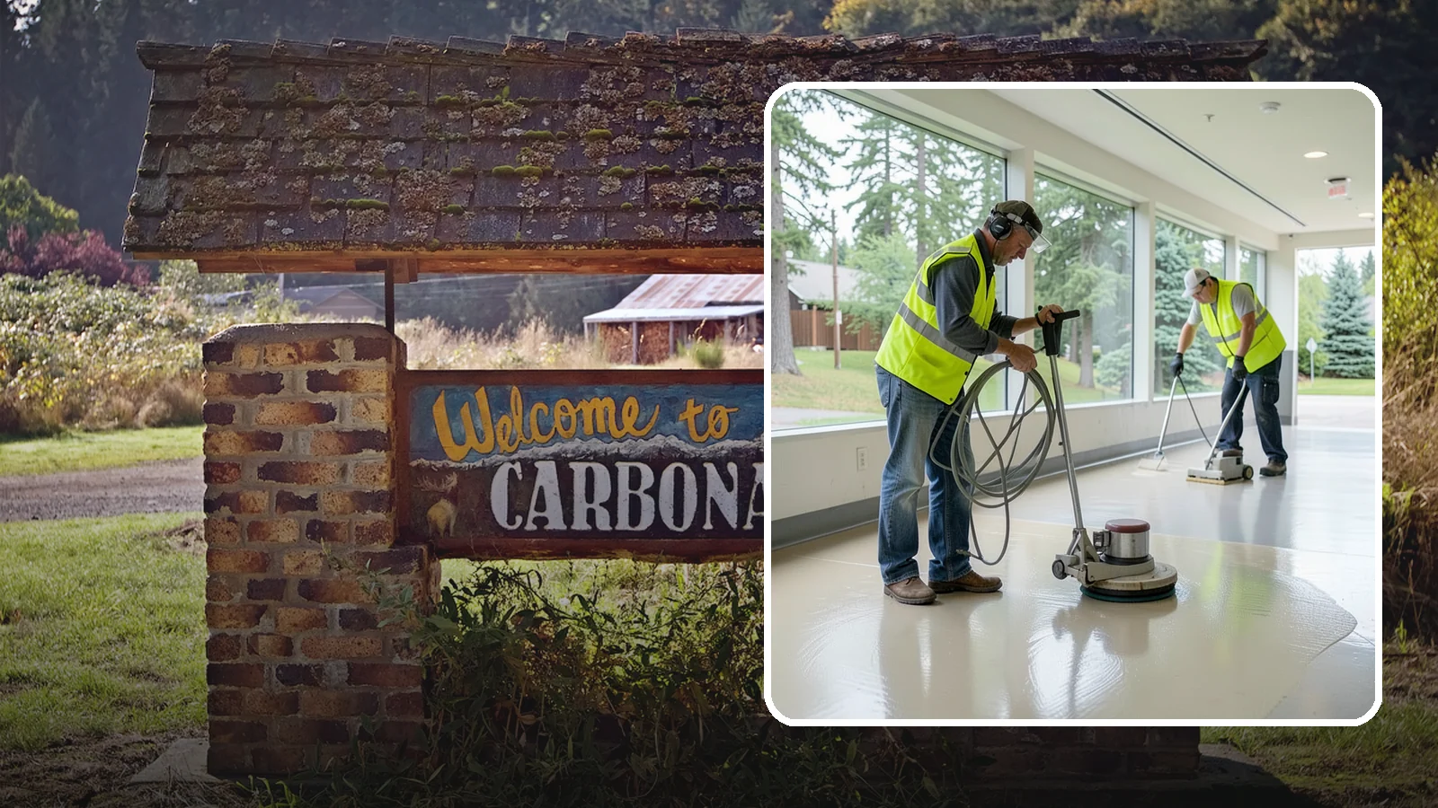 Floor Stripping & Waxing in Carbonado, Pierce County, WA - Periodic strip-and-wax restores protective finish and shine to hard floors in schools, offices, and public buildings.