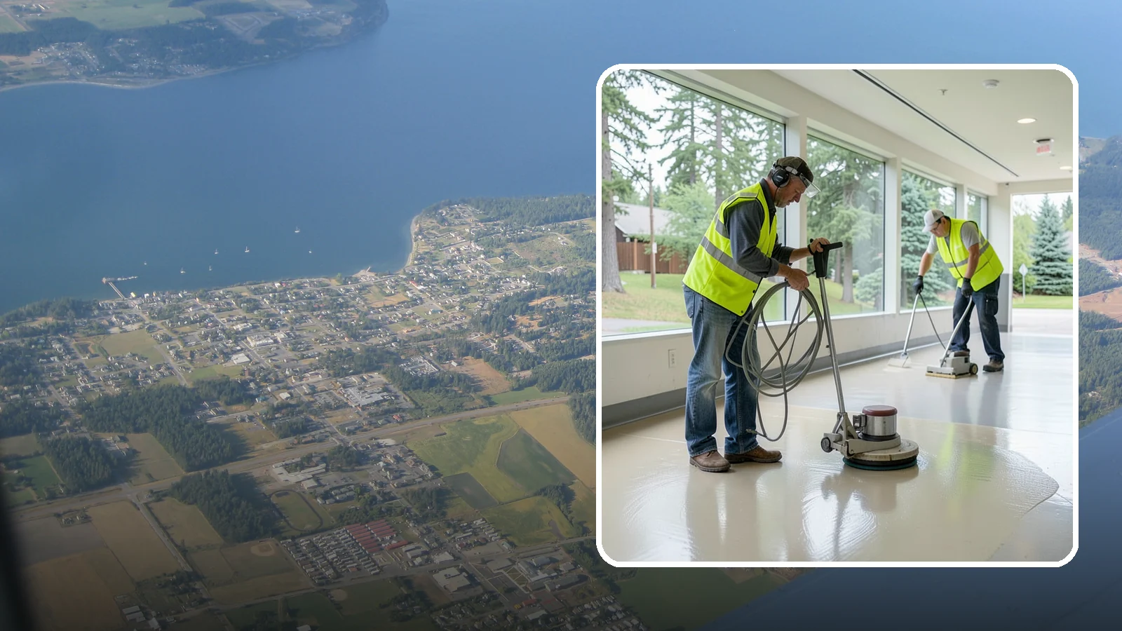 Floor Stripping & Waxing in Coupeville, Island County, WA - Periodic strip-and-wax restores protective finish and shine to hard floors in schools, offices, and public buildings.