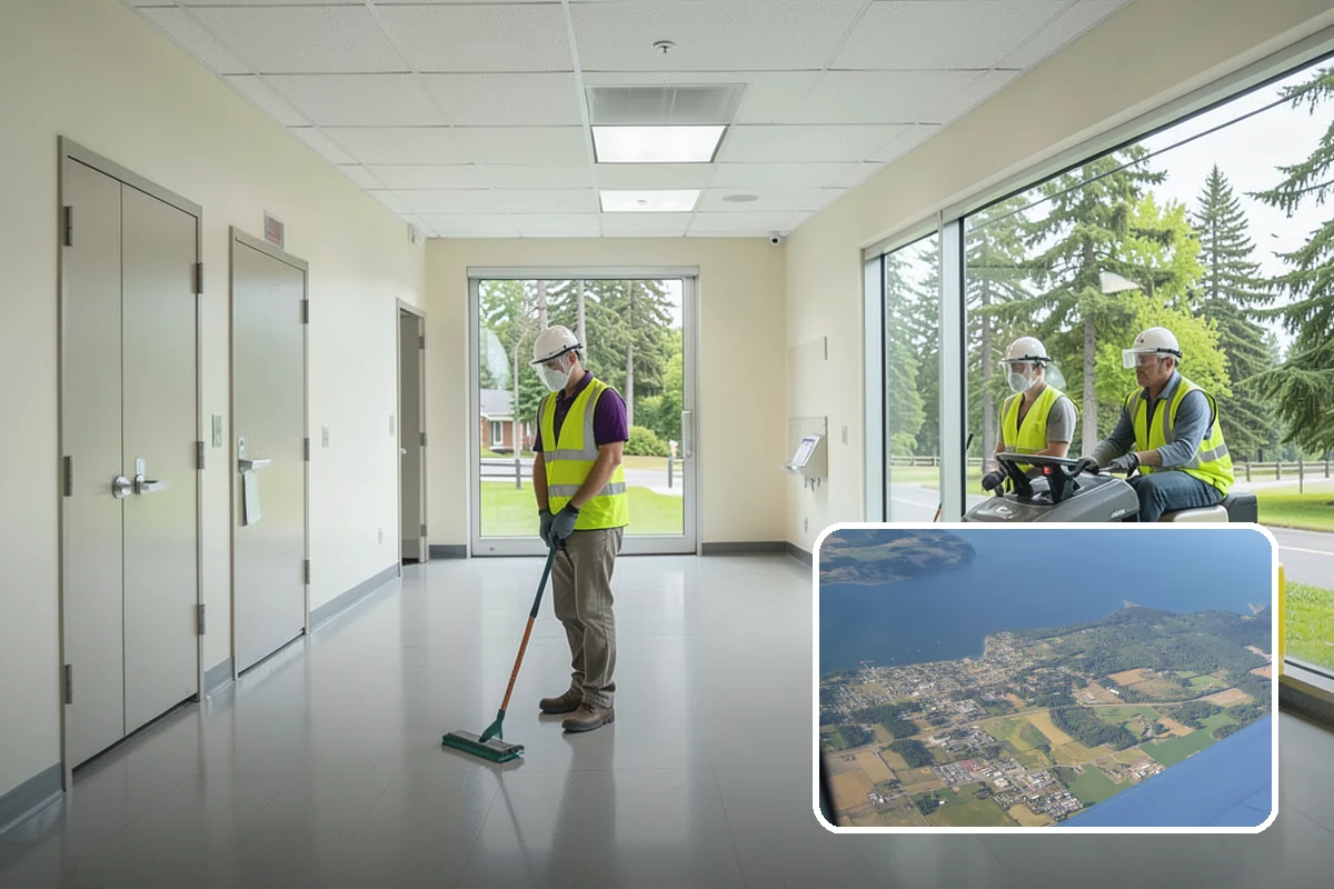 Floor Stripping & Waxing in Coupeville, Island County, WA - Restored slip resistance and appearance on aging tile