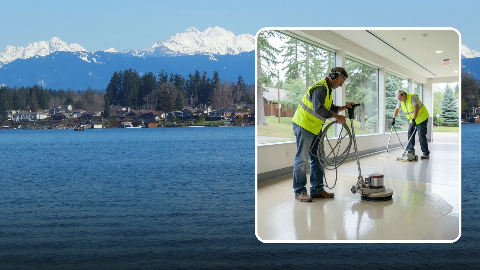 Floor Stripping & Waxing in Lake Stevens, Snohomish County, WA - Periodic strip-and-wax restores protective finish and shine to hard floors in schools, offices, and public buildings.
