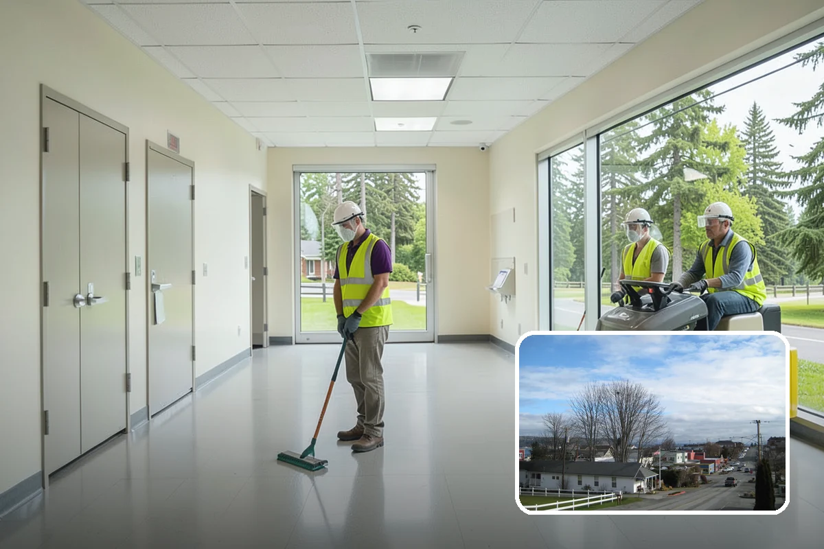 Floor Stripping & Waxing in Langley, Island County, WA - Restored slip resistance and appearance on aging tile