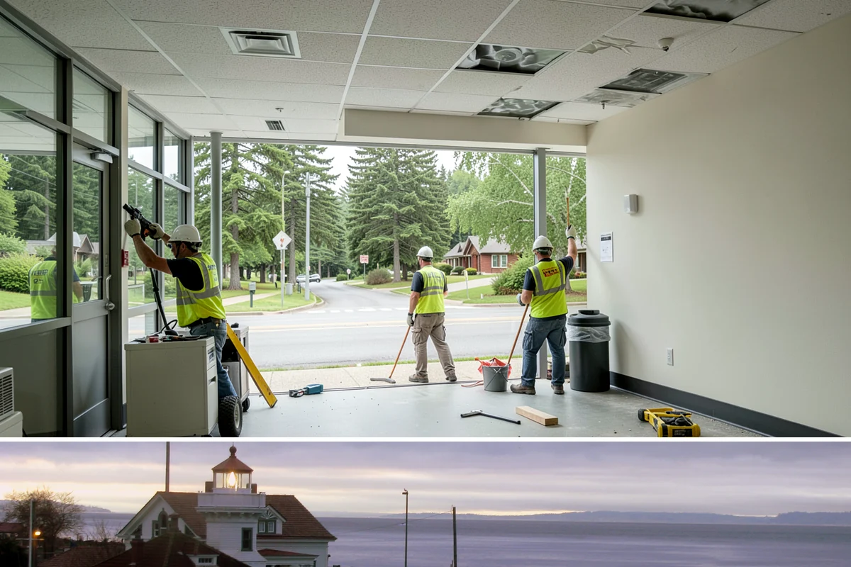 Floor Stripping & Waxing in Mukilteo, Snohomish County, WA - Summer breaks and holiday closures are the preferred windows, letting finishes cure fully in vacant buildings before occupants...