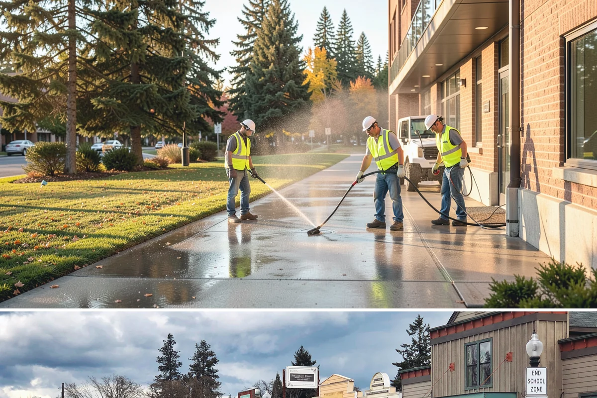 Floor Stripping & Waxing in Roy, Pierce County, WA - Summer breaks and holiday closures are the preferred windows, letting finishes cure fully in vacant buildings before occupants...