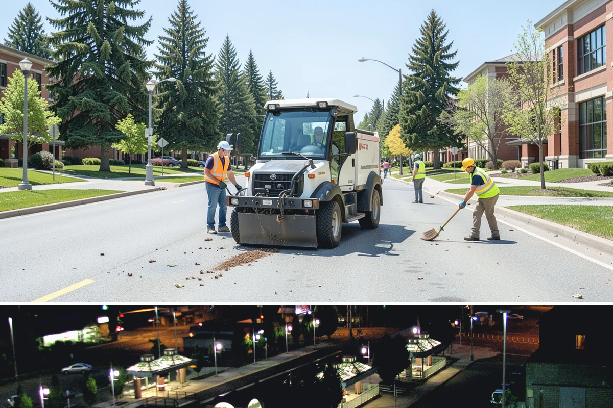 Football Field Maintenance in Auburn, King County, WA - Peak maintenance aligns with the fall competition season, with renovation and seeding in spring and early summer.