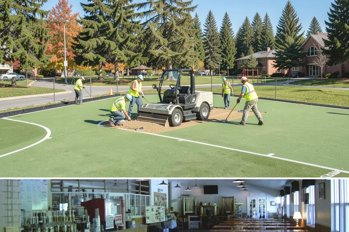 Football Field Maintenance in Black Diamond, King County, WA - Peak maintenance aligns with the fall competition season, with renovation and seeding in spring and early summer.