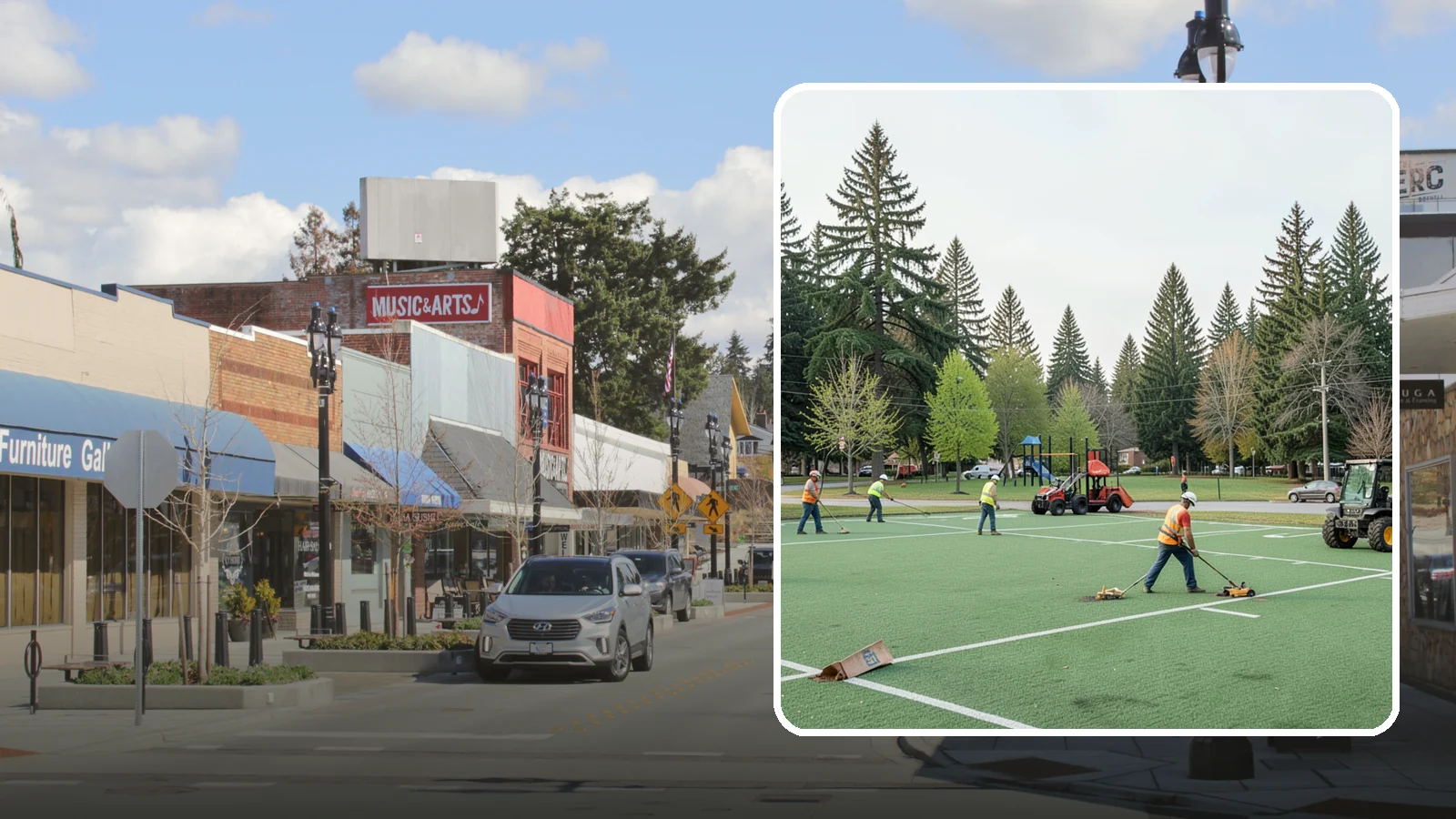 Football Field Maintenance in Bothell, King County, WA - Durable turf care for public football fields that sustains safe footing and coverage through contact play.