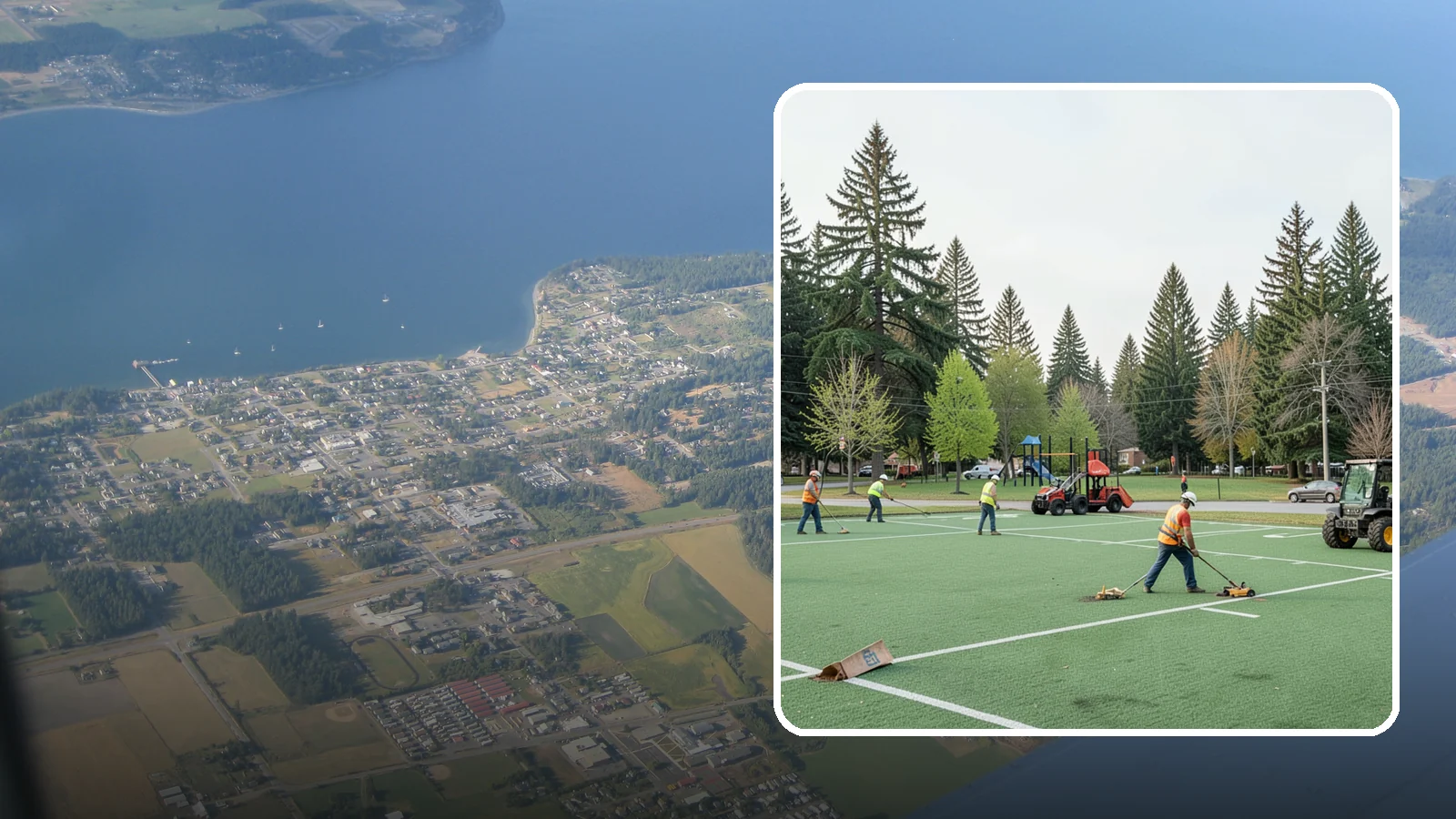 Football Field Maintenance in Coupeville, Island County, WA - Durable turf care for public football fields that sustains safe footing and coverage through contact play.