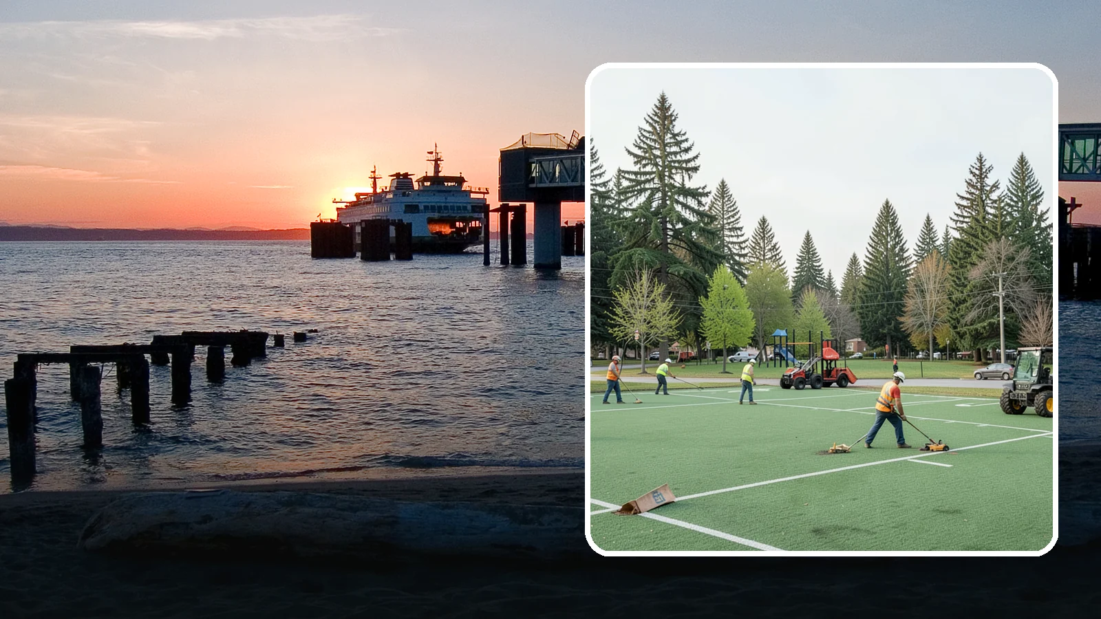 Football Field Maintenance in Edmonds, Snohomish County, WA - Durable turf care for public football fields that sustains safe footing and coverage through contact play.
