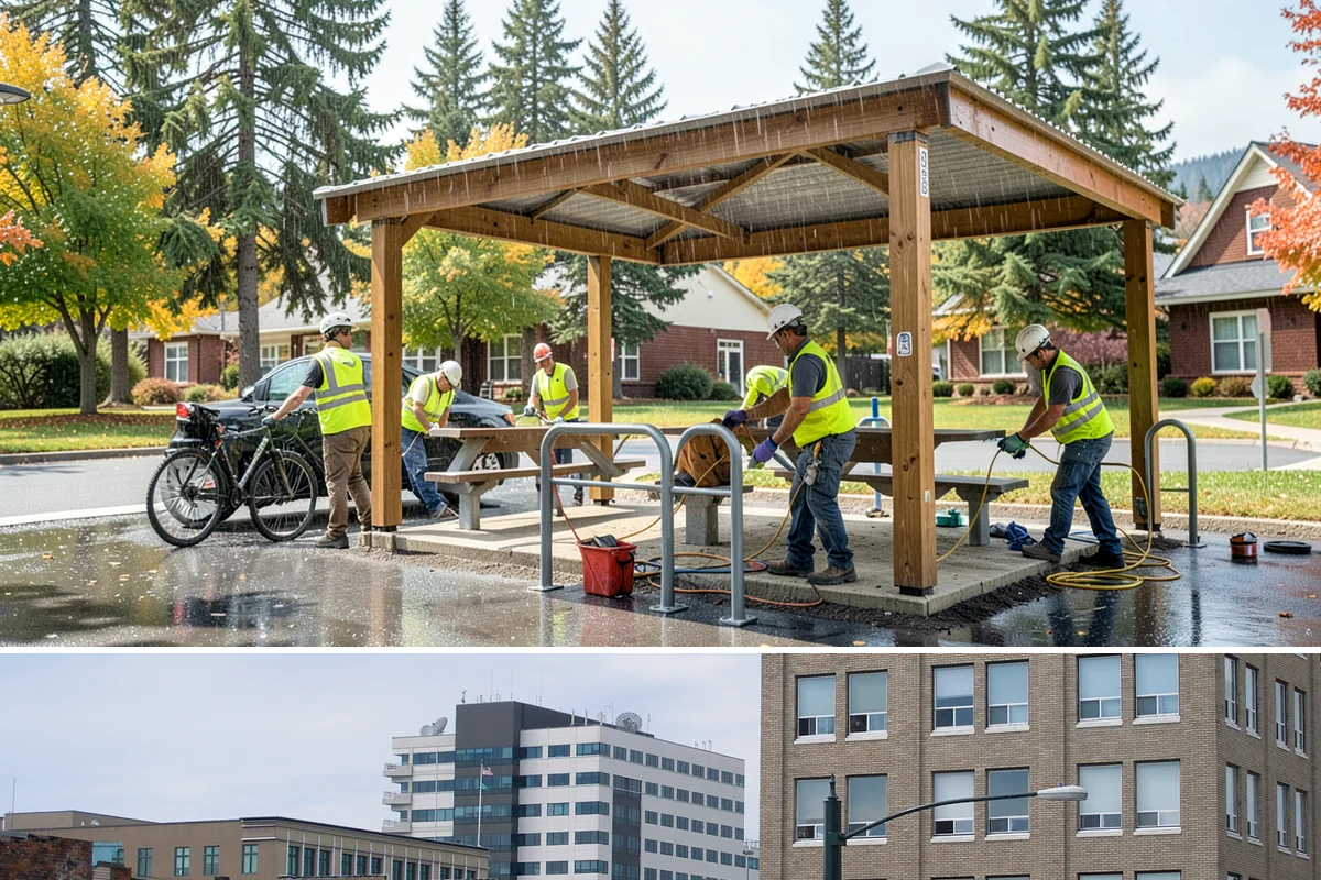 Football Field Maintenance in Everett, Snohomish County, WA - Peak maintenance aligns with the fall competition season, with renovation and seeding in spring and early summer.