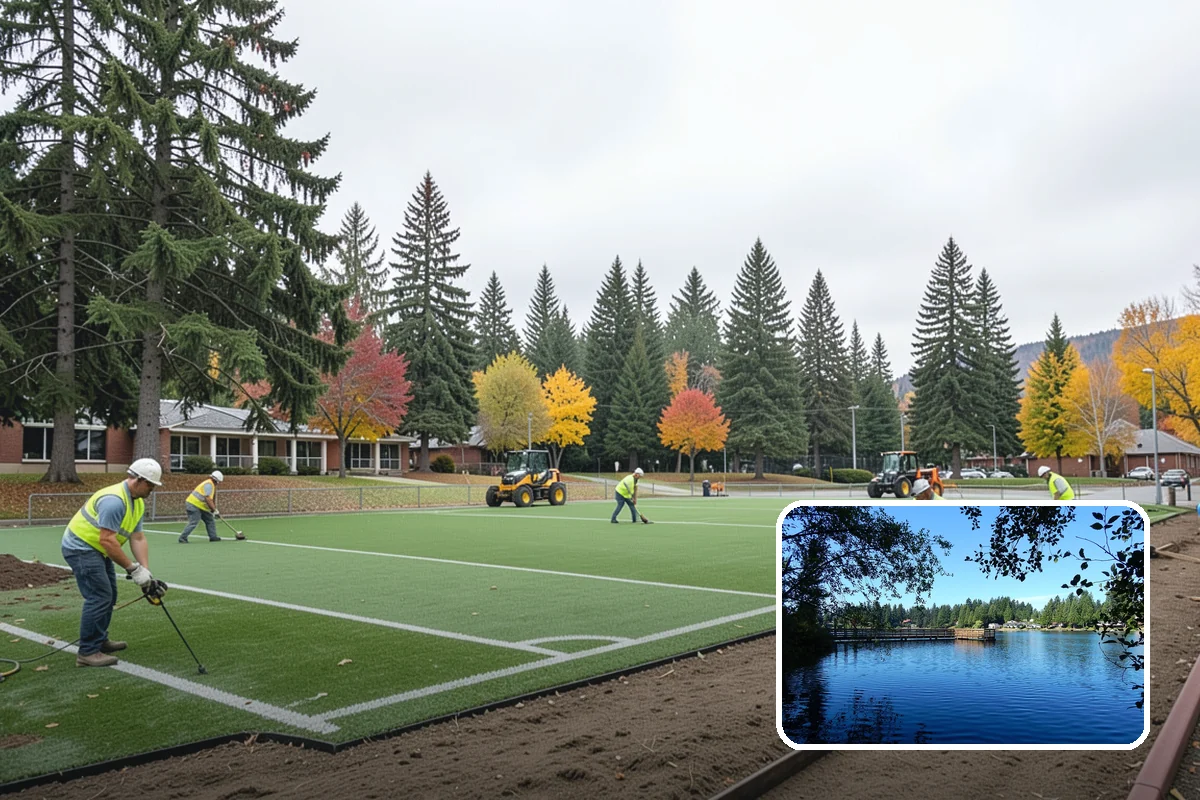 Football Field Maintenance in Federal Way, King County, WA - Consistent footing that lowers injury risk during contact play