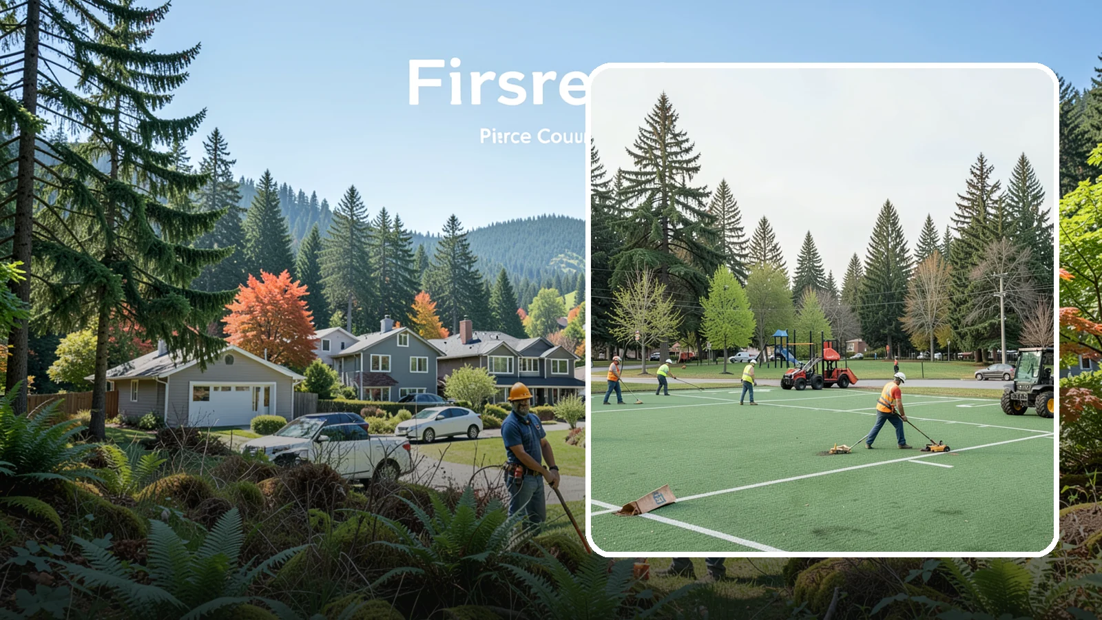 Football Field Maintenance in Fircrest, Pierce County, WA - Durable turf care for public football fields that sustains safe footing and coverage through contact play.