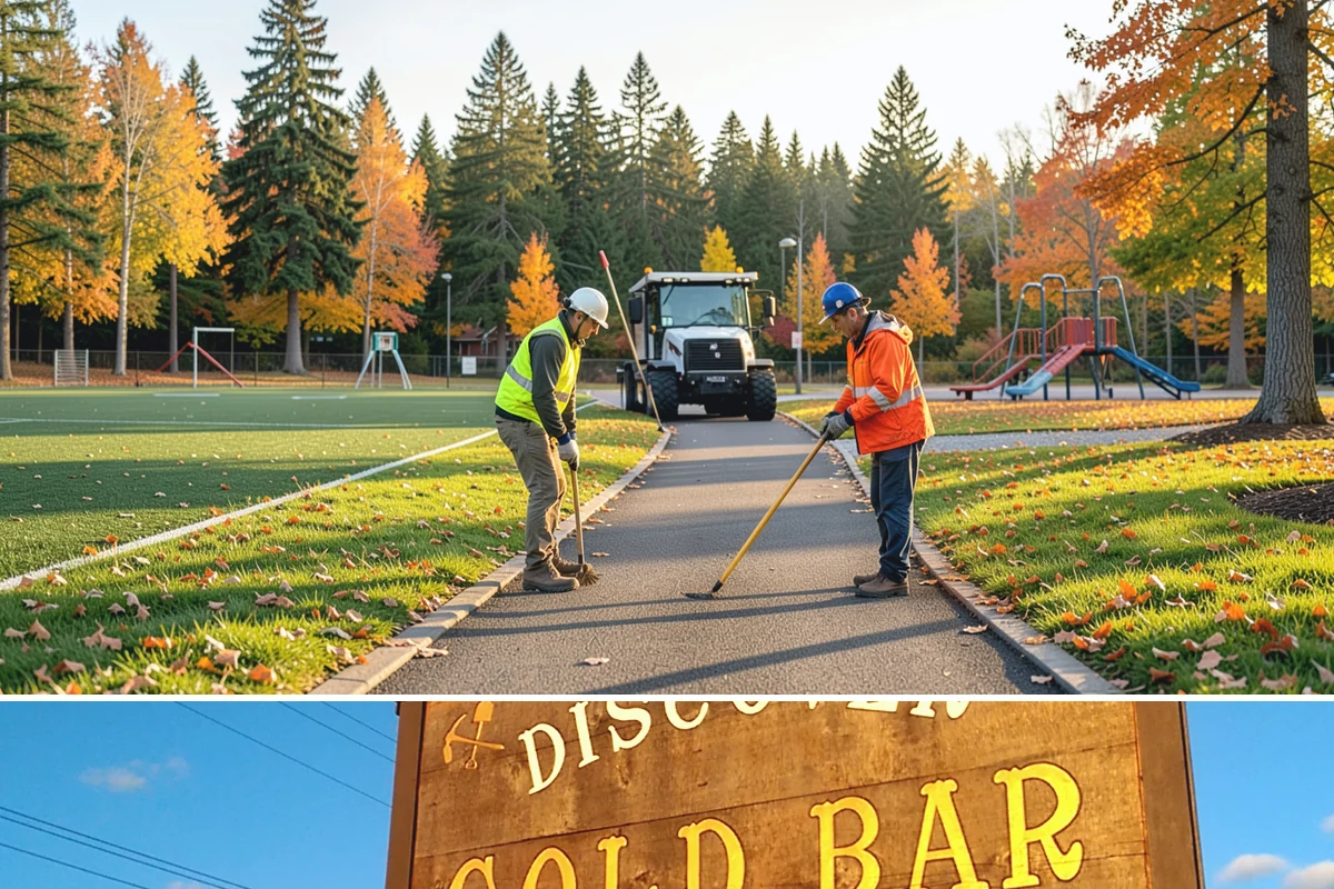 Football Field Maintenance in Gold Bar, Snohomish County, WA - Peak maintenance aligns with the fall competition season, with renovation and seeding in spring and early summer.