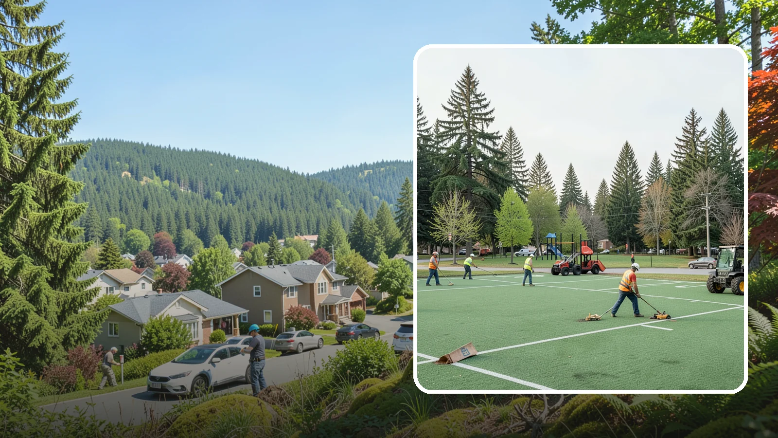 Football Field Maintenance in Index, Snohomish County, WA - Durable turf care for public football fields that sustains safe footing and coverage through contact play.
