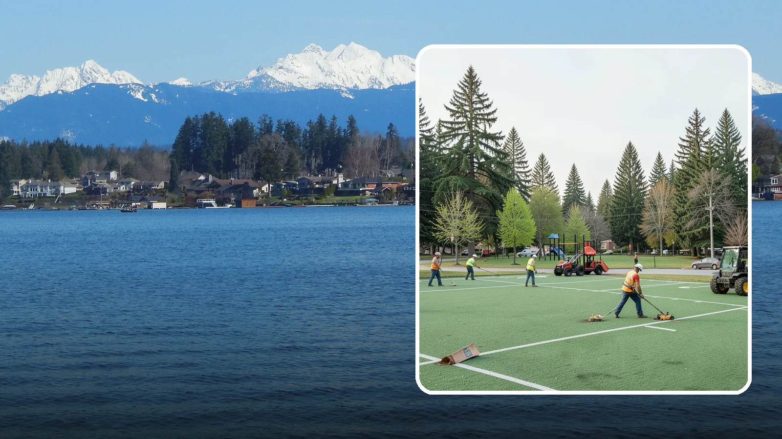 Football Field Maintenance in Lake Stevens, Snohomish County, WA - Durable turf care for public football fields that sustains safe footing and coverage through contact play.