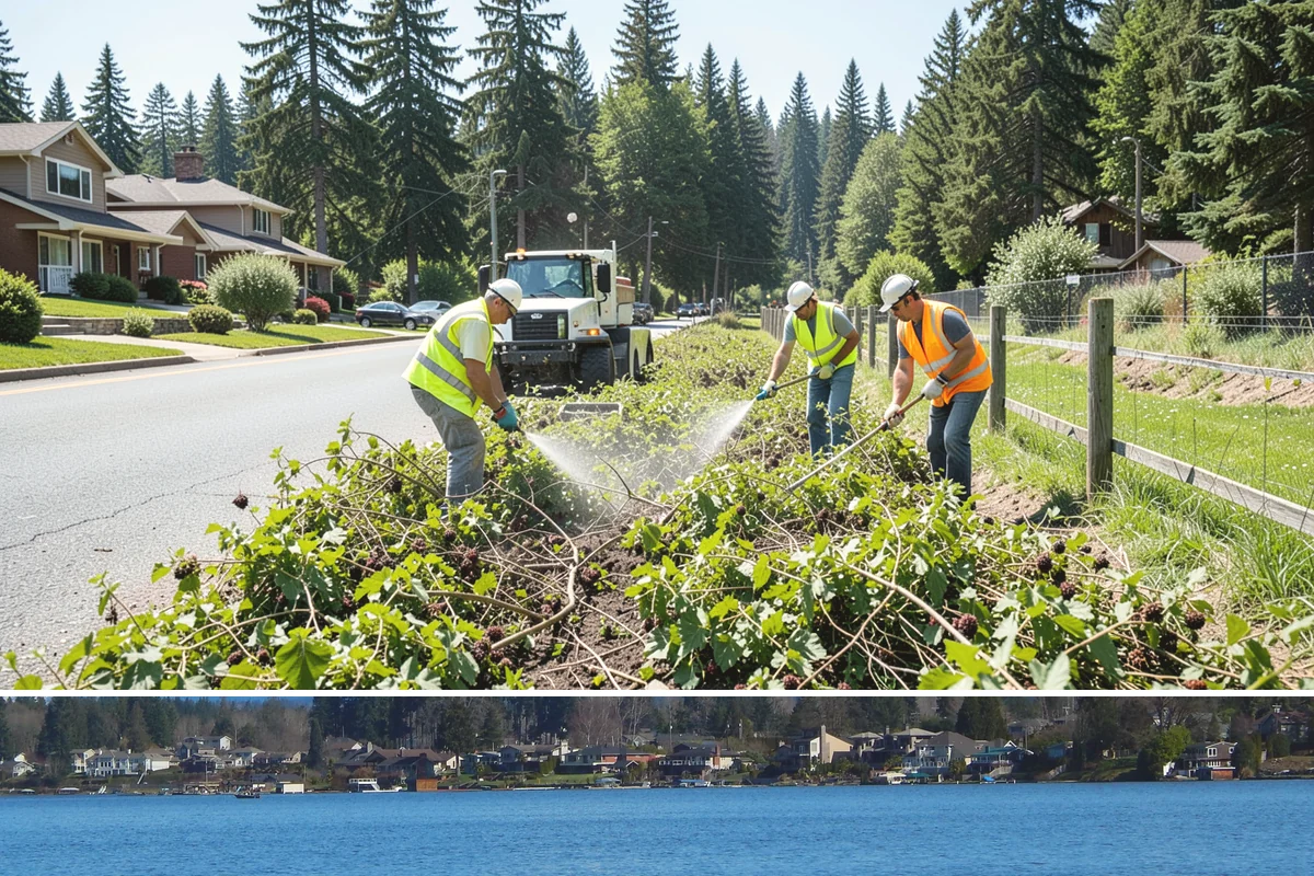 Football Field Maintenance in Lake Stevens, Snohomish County, WA - Peak maintenance aligns with the fall competition season, with renovation and seeding in spring and early summer.